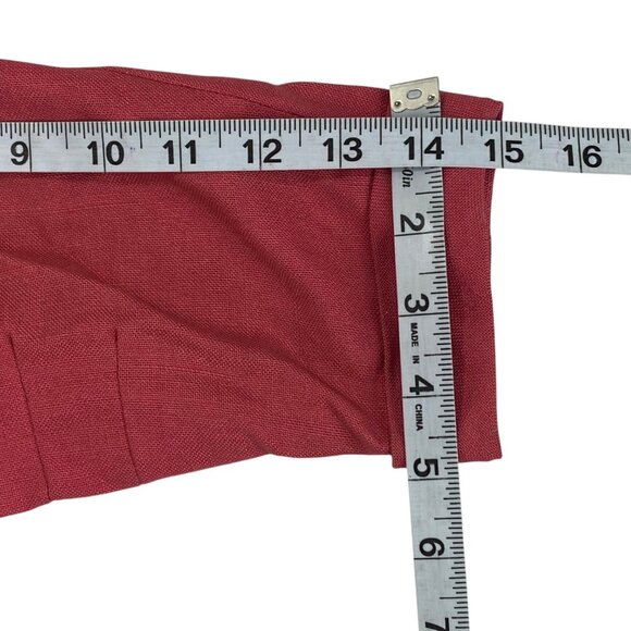 Vintage 50s Presige Junior of New York Womens Dress | Pink | Pockets Belted - Picture 14 of 14